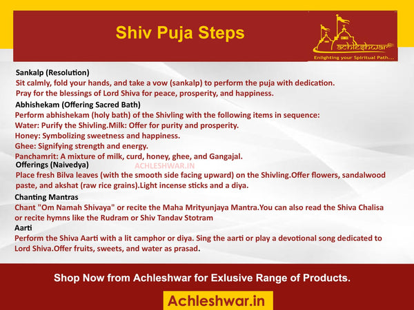 Achleshwar Shravan Special Pooja Box – Complete Puja Essentials Kit for Shravan Maas Rituals