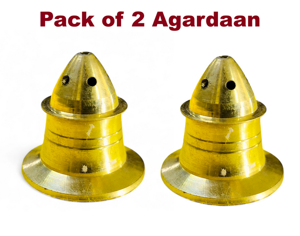 Brass Ashtadhatu Agardan Incense Stick Holder | Traditional Agarbatti Stand & Dhoop Holder for Puja, Mandir & Home | Achleshwar