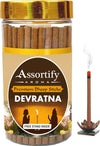 Devratna Dhoop Sticks Box|Bamboless||100gm Jar Packaging | Less Smoke|