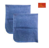 Navy Blue Woolen Pooja Aasan 2-Pcs - Achleshwar
