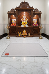 Premium Light Brown Woolen Aasan (23x27 Inch) – Handcrafted Pooja & Meditation Mat - Achleshwar