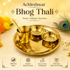 Laddu Gopal Brass Bhog Thali for Khana Ji Bhog