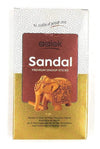 Sandal dhoop sticks box with gold foil elephant art and aalok logo