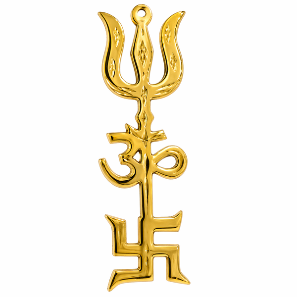 Om Trishul Trishakti Yantra for Protection, Power & Spiritual Energy
