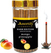 Mango Pineapple Dhoop Sticks Jar|Natural Ingredients||100Gm Jar Packaging | Less Smoke| - Achleshwar
