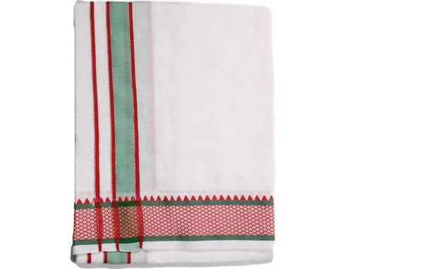 Pure cotton best quality Lungi White colour - Achleshwar