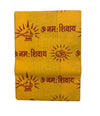 Shiv Bhakt Kesariya Ramnami Shawl Cotton / Om Namah Shivaya Print Orange Color