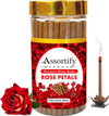 Rose Petals Dhoop Sticks Box|Bamboless||100gm Jar Packaging | Less Smoke| - Achleshwar