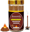 Prakartik Hawan Dhoop Sticks Box|Bamboless||100gm Jar Packaging | Less Smoke| - Achleshwar