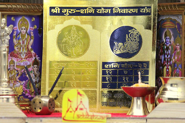 Guru Shani YOG Yantra(6x6)