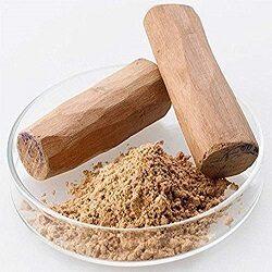 Chandan Ki Lakdi | Pure White Sandalwood Combo with Rubbing Stone - Achleshwar