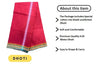Regular unstiched dhoti cotton red colour - Achleshwar