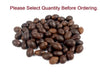 Kamal Gatta beads, dark brown rounded beads pile with gloss