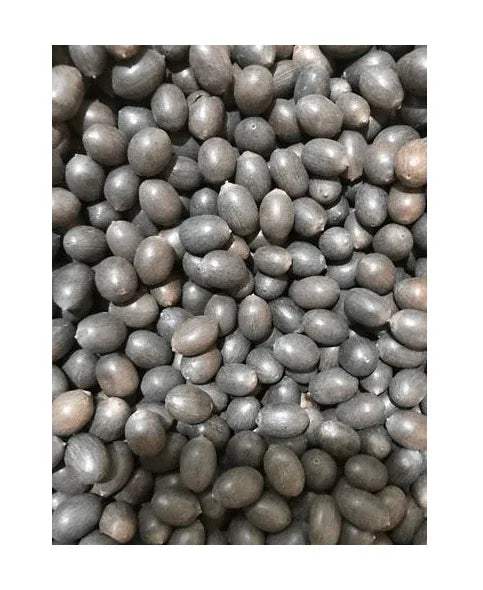 Kamal Gatta beads, silver gray rounded beads with speckled sheen