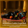 Metal Mini Charpai Bed for Laddu Gopal for 2 to6 No Laddu Gopal