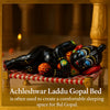 Laddu Gopal Metal Mini Charpai Bed for Bal Gopal - Achleshwar
