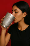 Premium Shine Brass Glass Silver (Box Packing) - Achleshwar