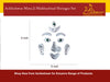Achleshwar German Silver Mata Ji Mukharbind Shringar Set – Traditional Face Decoration Set for Devi Idol8 INCH