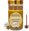 Brahma Kamal Dhoop Sticks Box for Pooja|Bamboless||100gm Jar Packaging | Less Smoke| - Achleshwar