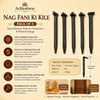 Nagfani Ki Keel | Traditional Tamra Nails for Pooja, Temple, Wooden Mandir, Religious Rituals & Decorative Applications | Achleshwar