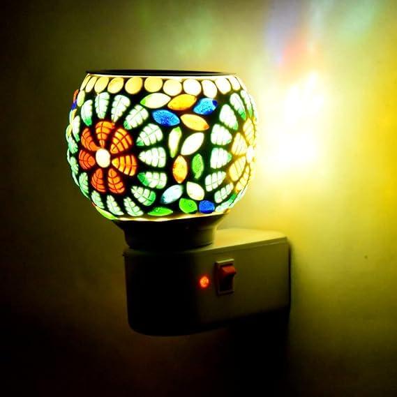 Electric Camphor Diffuser Burner Kapoor dani with Switch On/Off Button for Heating - Achleshwar