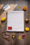 pooja aasan grey woolen mat