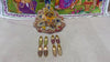 Traditional Juti Mojadi Shoes for Laddu Gopal | Small Kanha Ji Toy Footwear for Janmashtami, Radhaashtami & Mandir Decor | Miniature Krishna Idol Khilona by Achleshwar