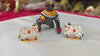 Cow Set of 2 Small Toys for Laddu Gopal Bal GopalKrishna ji
