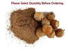 Ritha powder heap with small brown root pieces
