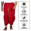 Readymade Dhoti Khadi Mix Cotton Red Colour - Achleshwar