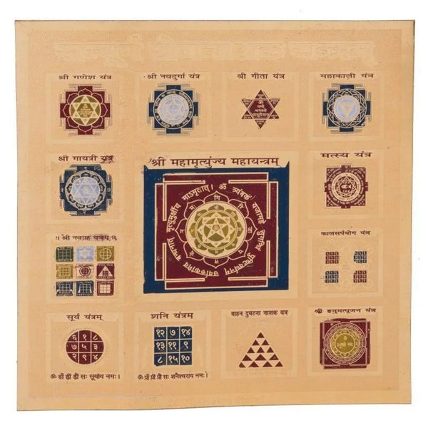 Sampoorna Rog Nashak Yantra for Health & Energy. - Achleshwar
