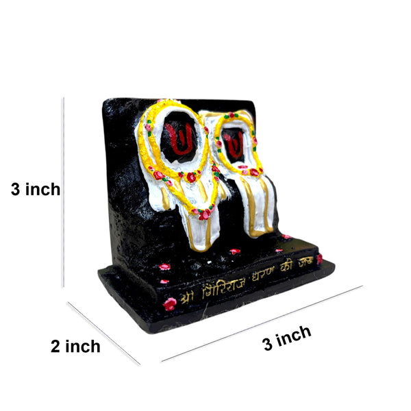 Achleshwar Giriraj Ji Mukharvind Swaroop Murti Idol | Goverdhan Swaroop | Marble Dust Statue for Pooja, Home Temple & Gifting (Any Color)