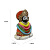 Decorative Khatu Shyam Ji Idol Polyresin Religious Statue 4 Inch for Car Dashboard - Achleshwar