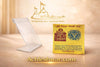 Tripur Bhairavi yantra card with clear stand and gold-red design