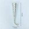 Silver Plated Gaumukhi Shringi for Abhishek – Traditional Shivling Pooja Accessory - Achleshwar