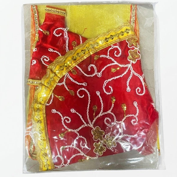 Gawar Mata (Gangour) Ji & Ishwar Ji Poshak Set – 7 Inch Festival Idol Outfit