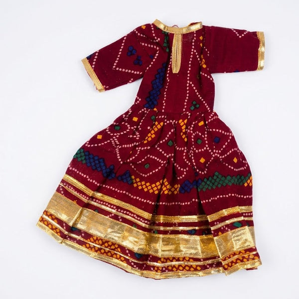 Gawar Mata (Gangour) Ji & Ishwar Ji Poshak Set – 7 Inch Festival Idol Outfit