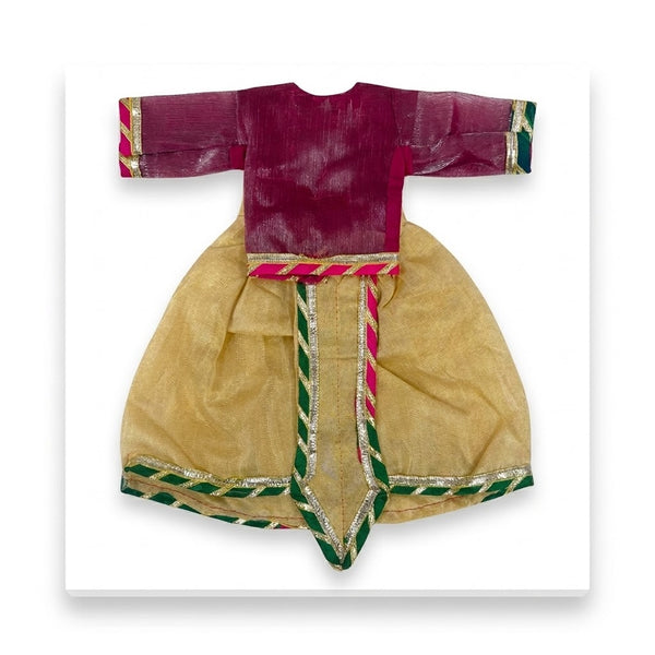 Gawar Mata Ji & Ishwar Ji Poshak Set – 9 Inch Festival Idol Outfit