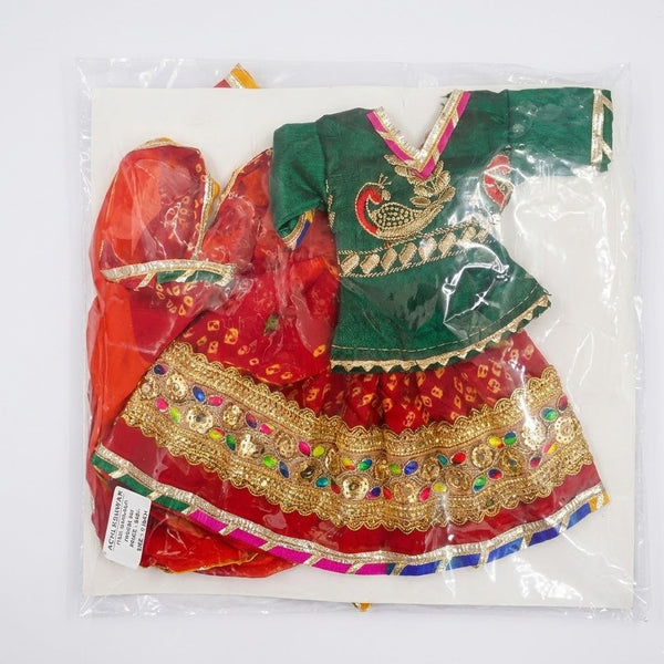 Gawar Mata Ji & Ishwar Ji Poshak Set – 9 Inch Festival Idol Outfit