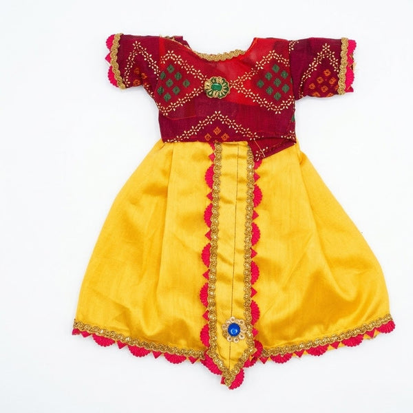 Gawar Mata Ji & Ishwar Ji Poshak Set – 9 Inch Festival Idol Outfit