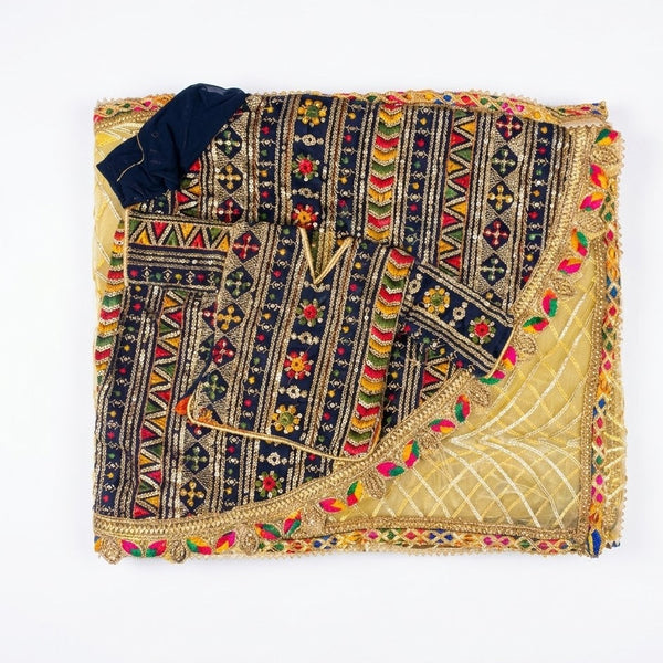 Gangour Mata (Gawar) Ji & Ishwar Ji Poshak Set – 13 Inch Festival Idol Outfit