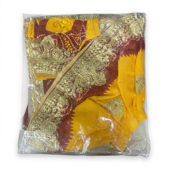Gangour Mata (Gawar) Ji & Ishwar Ji Poshak Set – 13 Inch Festival Idol Outfit