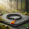 Black Rudraksha Mala 27+1 Beads – Japa Mala for Meditation & Bhakti 7 mm - Achleshwar