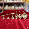 Achleshwar Brass Plain aarti Diya Stand with Handle