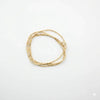 Tulsi mala necklace looped with cream-gold strands and small bead details
