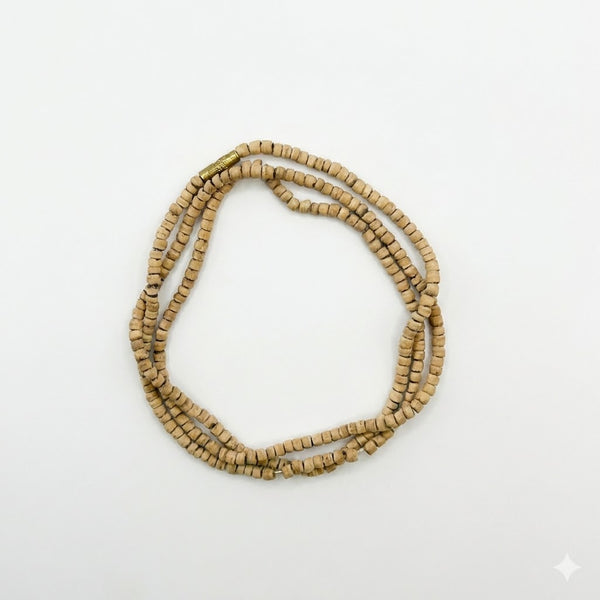 Achleshwar Tulsi Kanthi Wooden Mala – Pure Tulsi Wooden Mala