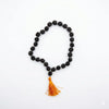 Black Rudraksha Mala 27+1 Beads – Japa Mala for Meditation & Bhakti 7 mm - Achleshwar