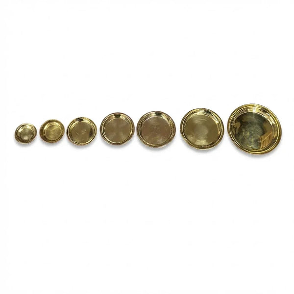 Pure Brass Pooja Thali | Brass Pooja Plate - Achleshwar