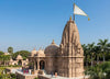 White Colour Religious Flag / Jhanda / Dhwaj for Puja, Mandir & Spiritual Rituals - Achleshwar