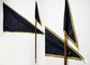 Black Colour Flag/Jhanda with Golden Lace Black Colour Flag/Jhanda - Achleshwar